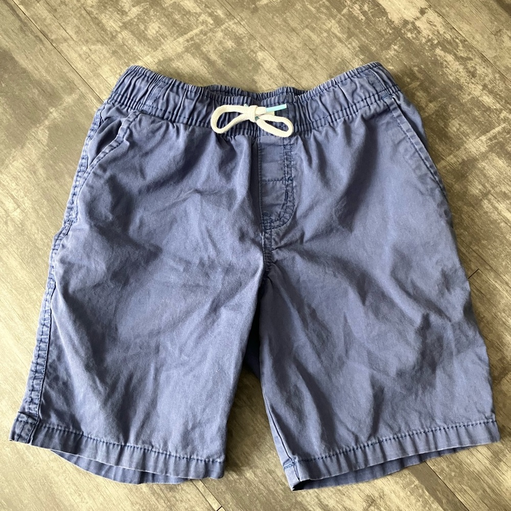 Boys Blue Shorts With Drawstring